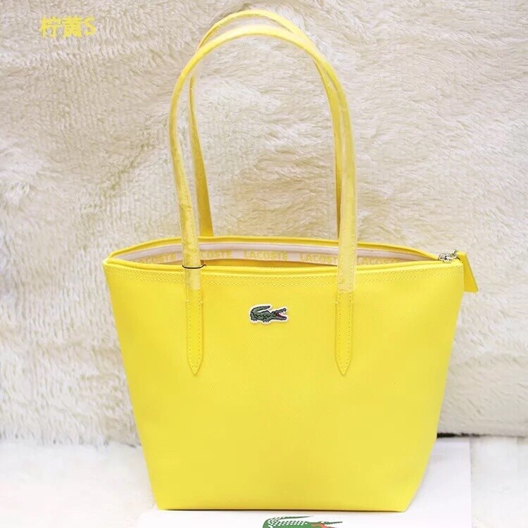 2020 estate nuovo modello francese borsa in coccodrillo borsa shopping femminile borsa piccola portatile borsa gnocchi spalla: Lemon yellow