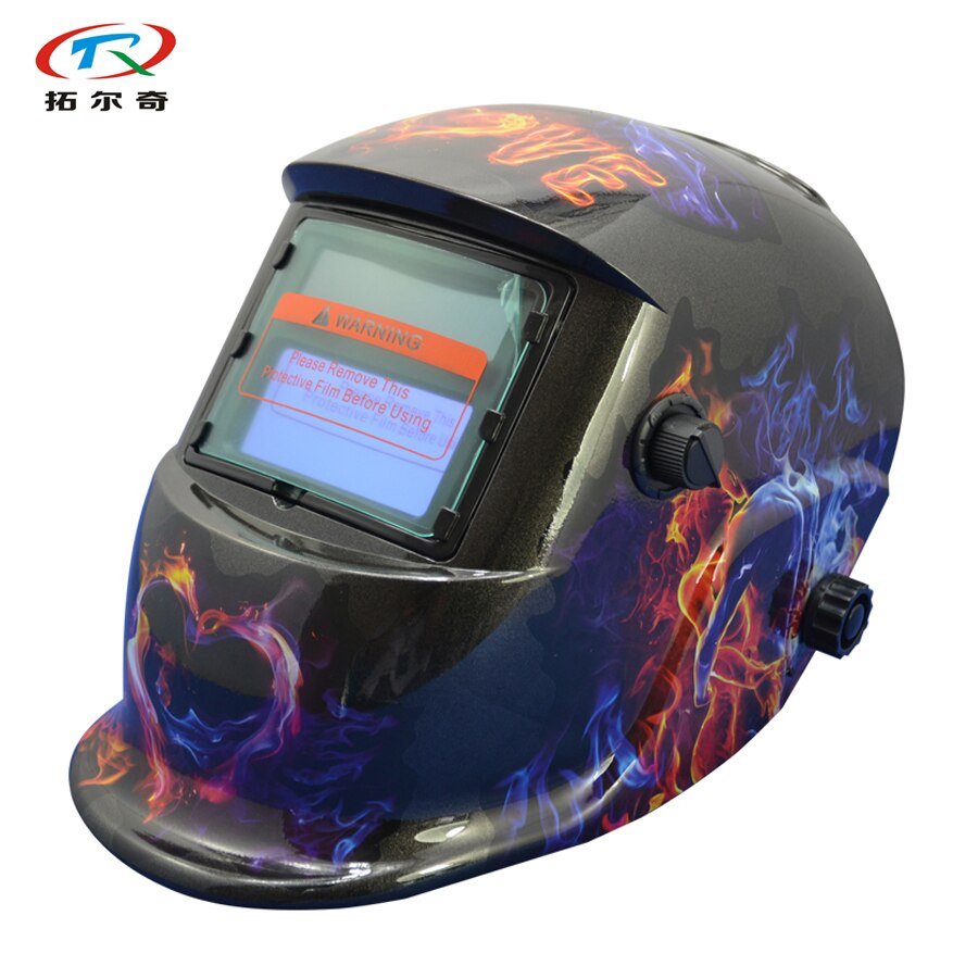 black tig welding mask PP auto darkening welding helmet Brand Skull Solder Full Automatic Solar and Battery Supply HD11(2200DE)