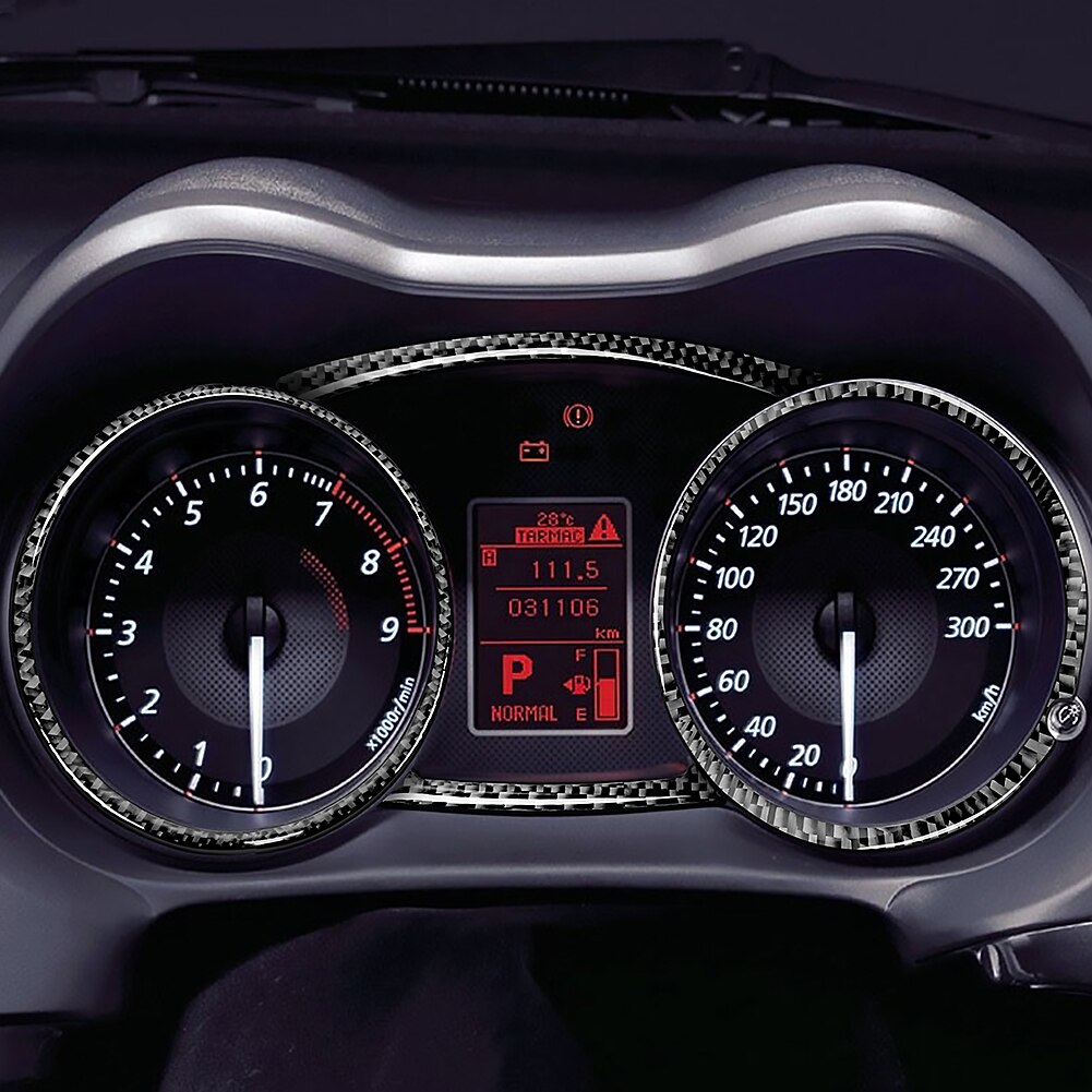 Dashboard Frame Trim Stickers Koolstofvezel Outdoor Persoonlijke Auto Onderdelen Decoratie Voor Mitsubishi Lancer