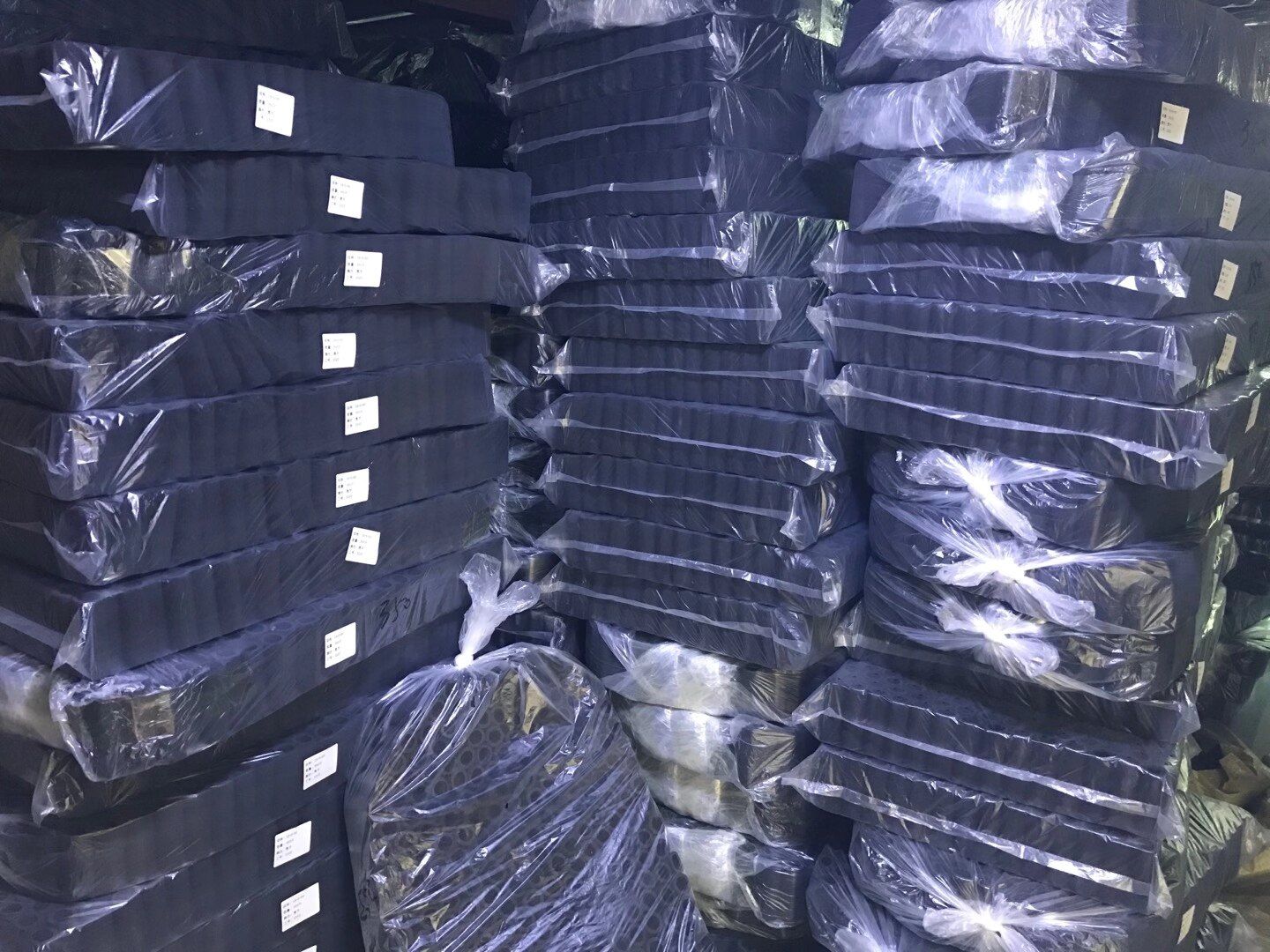 Rubber foam use on baby carriages and infanettes