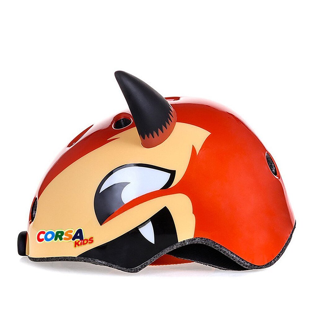 Lixada niños casco de bicicleta de dibujos animados lindo casco ciclismo para niños de la ciudad de bicicleta de carretera de pelo para niños niñas deportes al aire libre de Patinaje