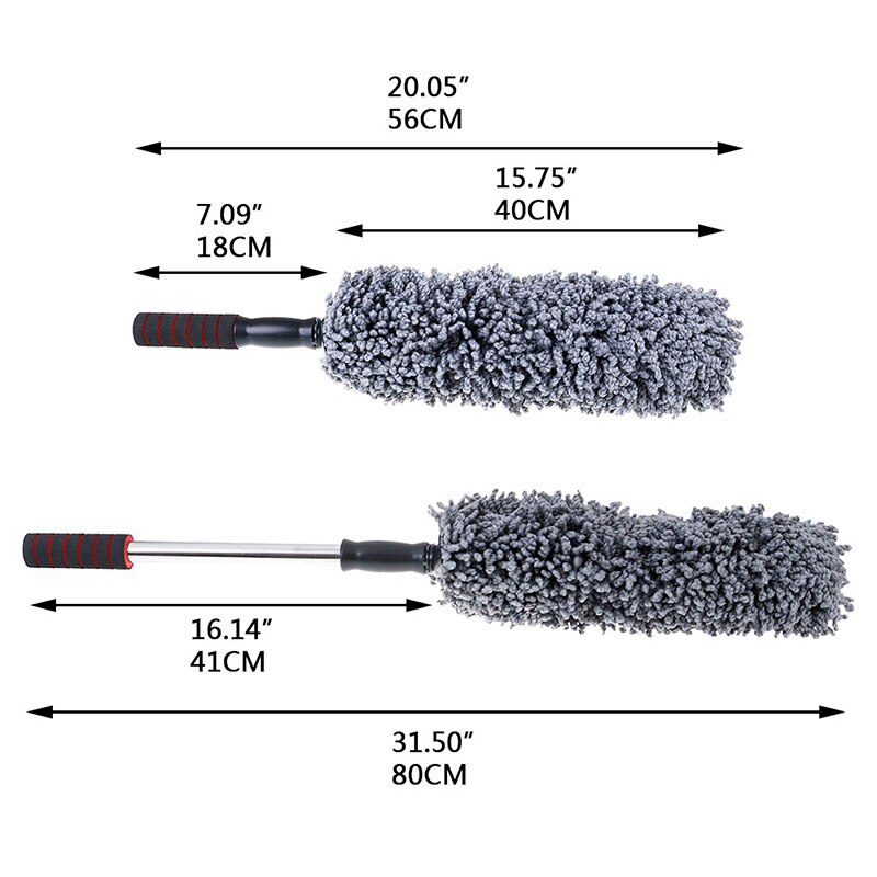 Auto Microfiber Car Duster Brush Car Care Polishing Towels