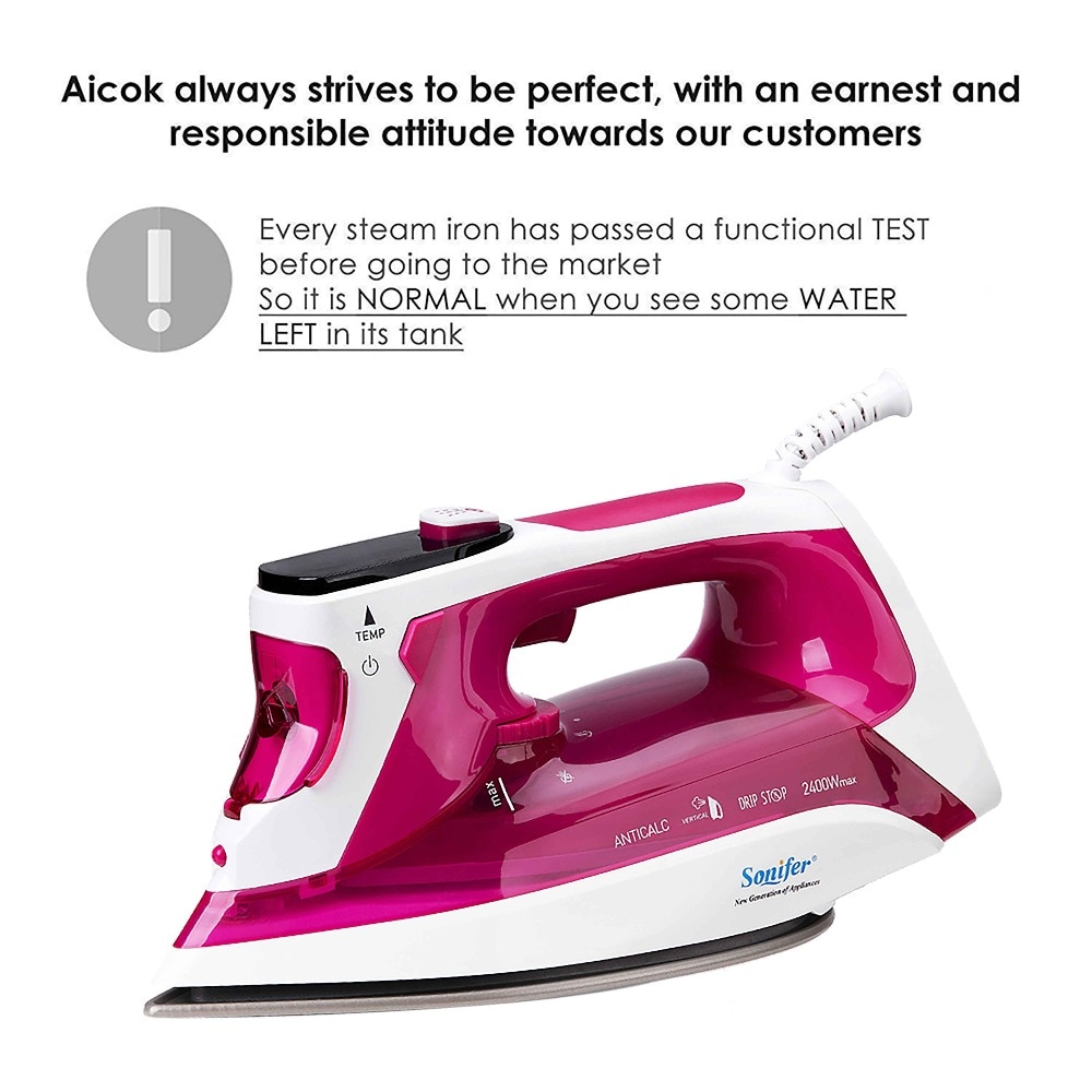 2400W Electric Steam Irons Digital LED Display For Clothes Home Laundry Appliances Iron Ironing 220V Sonifer