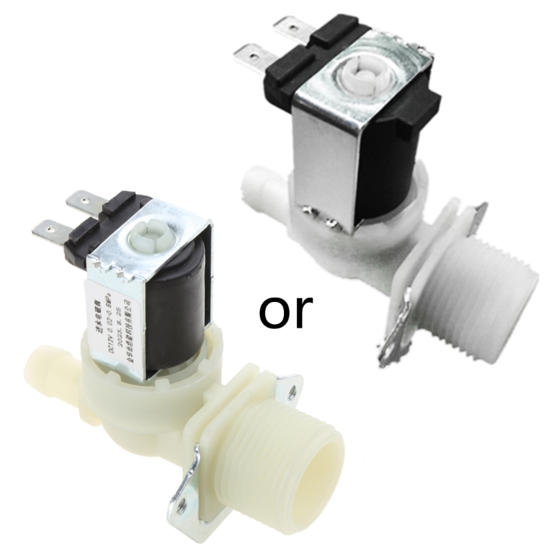 Water Inlet for Electric Solenoid for 220V/12V/24V 3/4" Male Thread Easy Installation for Dishwasher Washing