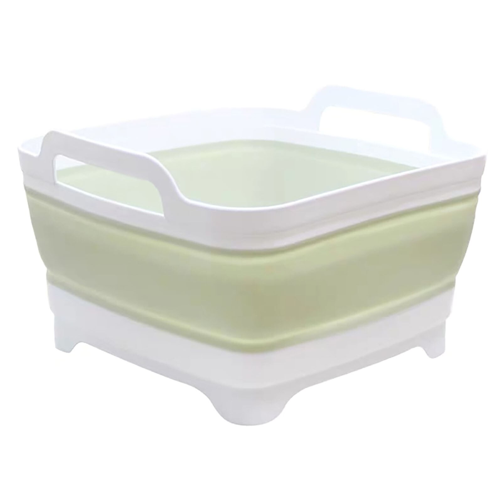 Bassin de lavage pliable en Silicone, avec bouchon de vidange, poignées de transport, égouttoir d'évier, passoire de Camping # T2G: D