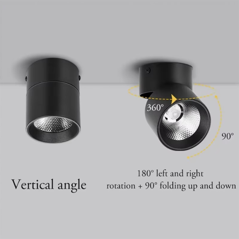 Lámparas de techo LED empotradas, foco plegable, decoración de habitación, accesorios de dormitorio, luces brillantes, decoración de pasillo, electrodoméstico