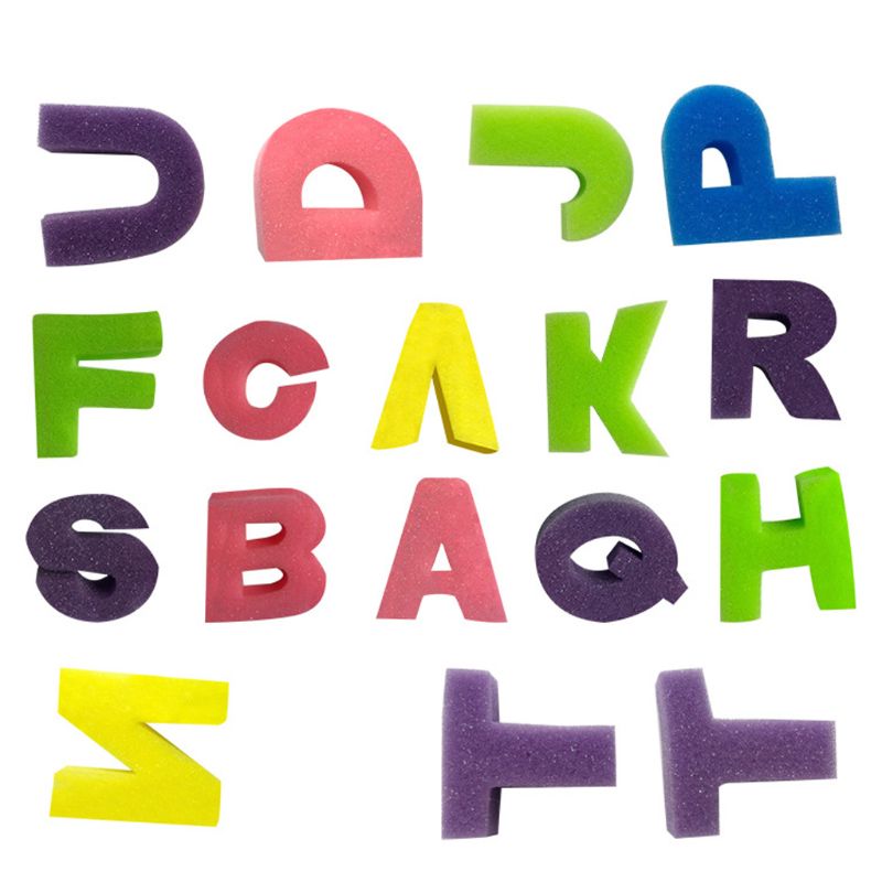 26 Pcs Hauptstadt Buchstaben Schwamm Schaum Zeichnung Alphabete Malerei Kunst Graffiti Werkzeuge Kinder Früh Pädagogisches Spielzeug