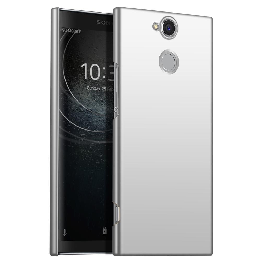 Pokrowiec na Sony Xperia XA2 Plus [ultra-cienki] materiał Premium Slim pełna osłona ochronna do Sony Xperia XA2 Ultra: Xperia XA2 Plus / Silvery