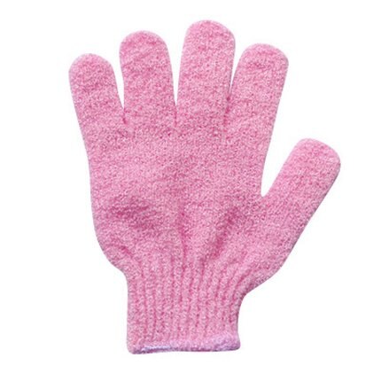 1PCS Purple Multifunction Nylon Cleaning Gloves Magic Dish Washing For Kitchen Household Dishwashing Gloves Bathing Gloves: 1pcs Pink