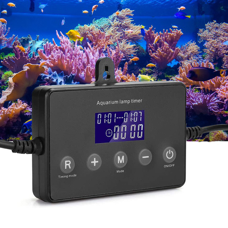 Aquarium Timer Marine Aquarium LED Licht Dimmer Controller Licht Zonsopgang Zonsondergang Modulator Aquarium Intelligent Timing Dimmen