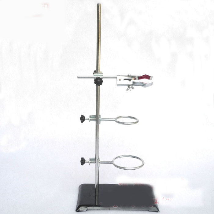 50cm retort stand iron stand with clamp clip laboratory ring stand educational equipment