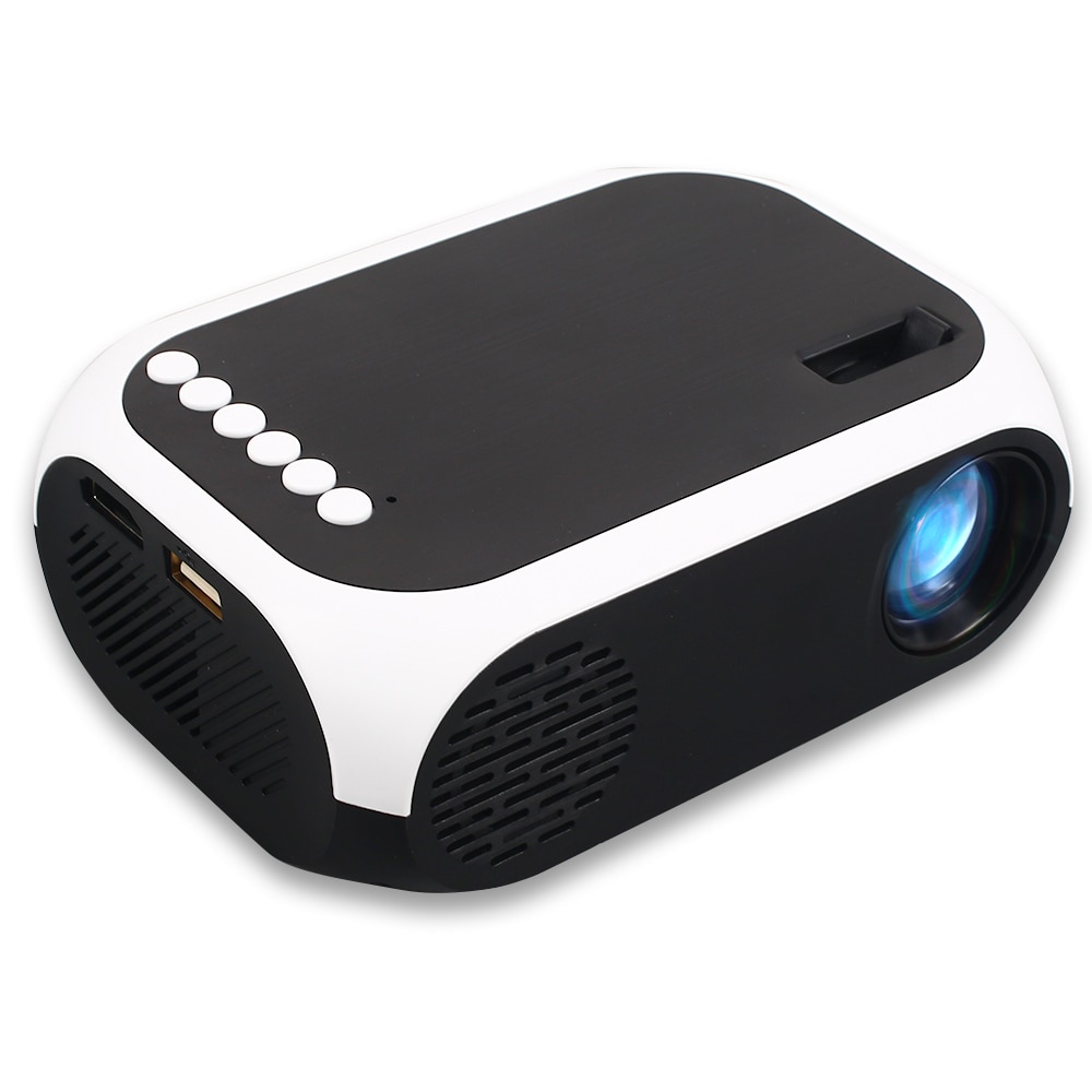 BLJ-111 Lcd Fhd Smart Projector 3D 1920*1080P Mini Interfaces Projector Ondersteuning Usb Av Hdmi Movie Home Cinema film: white