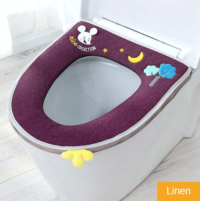 Coussin de siège de toilette universel avec fermet... – Grandado