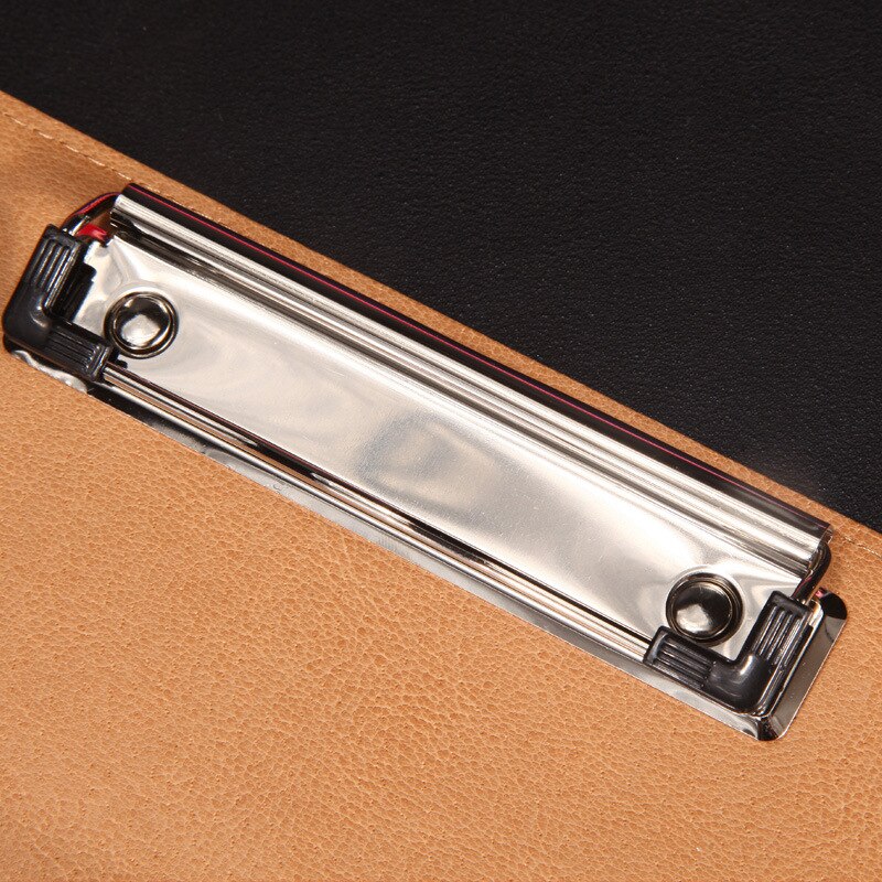 1 pcs A4 PU Leather File Folder Multifunction Office Supplies Organizer Manager Document Pads Briefcase Manager folder