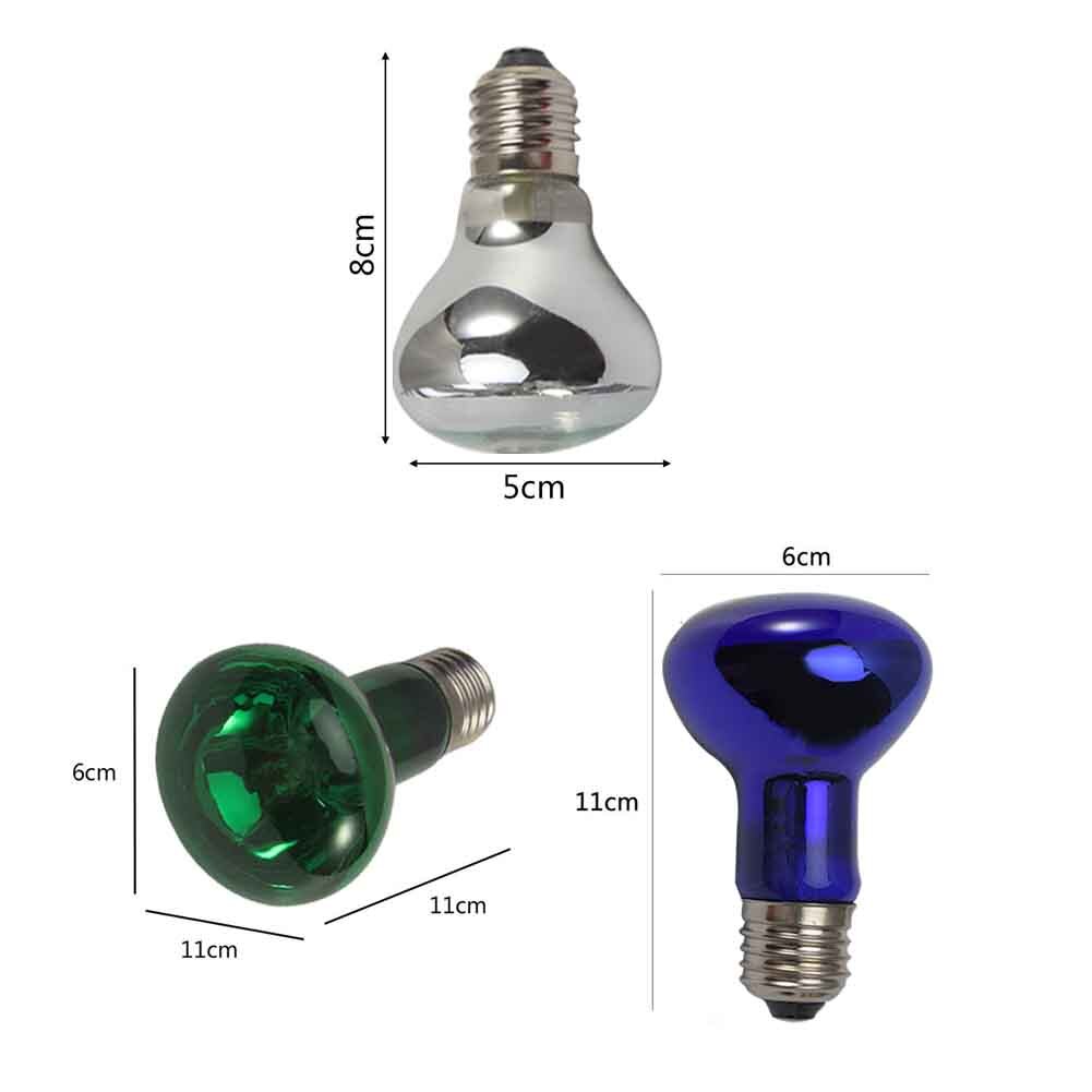 Spot lumineux chauffant Reptile, ampoule chaude E27, 25/50/75/100W