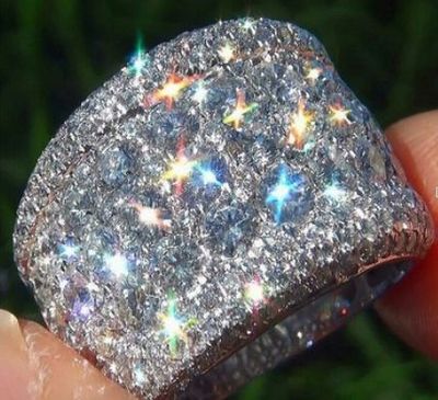 Anillos de piedra circón AAA para mujer, Plata de Ley 925 grande, joyería Anillos de Compromiso de boda