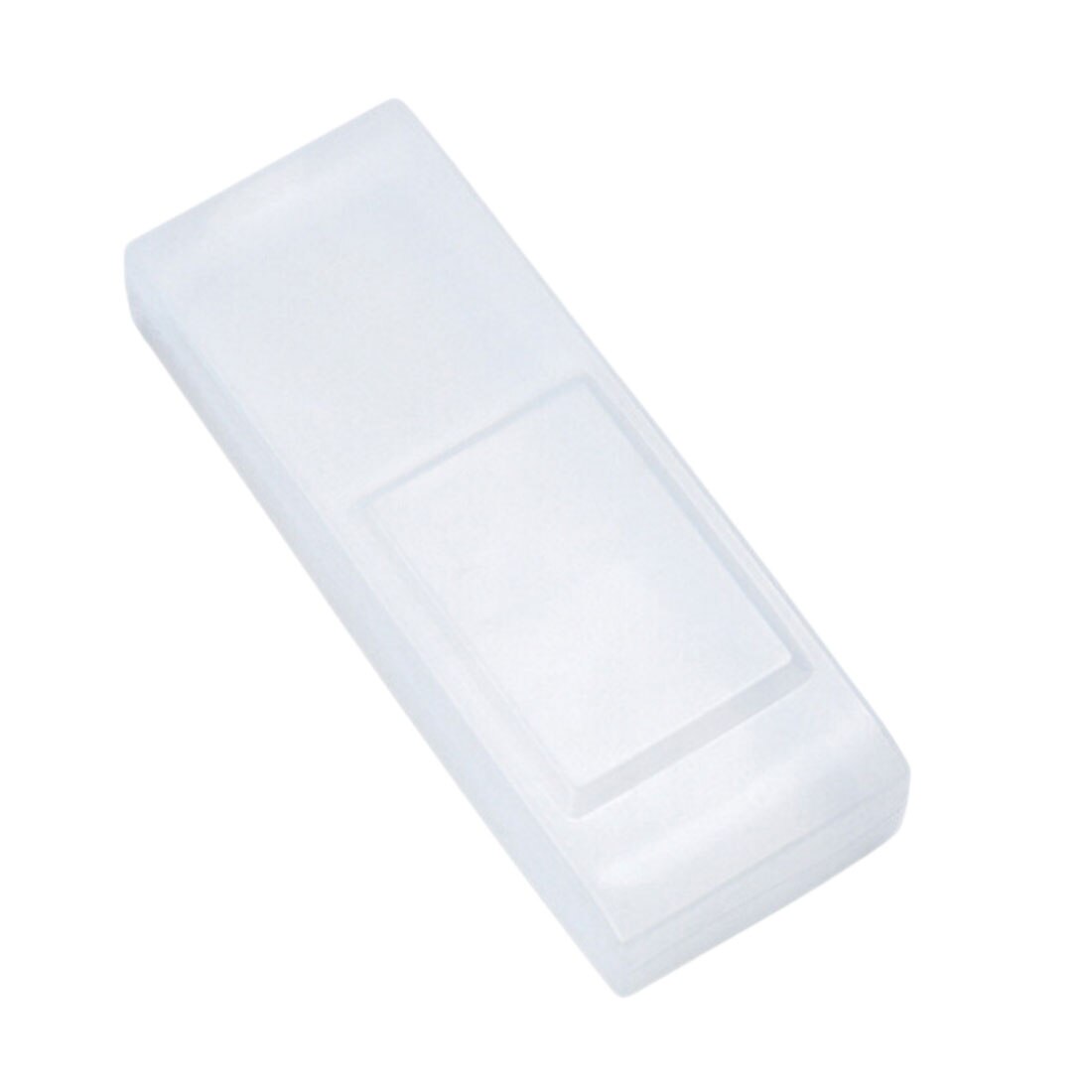 TV Transparent Remote Control Cover Dust Protect Protective Storage Bag Portable Silicone Air Condition Remote Control Case: 12x4.5cm