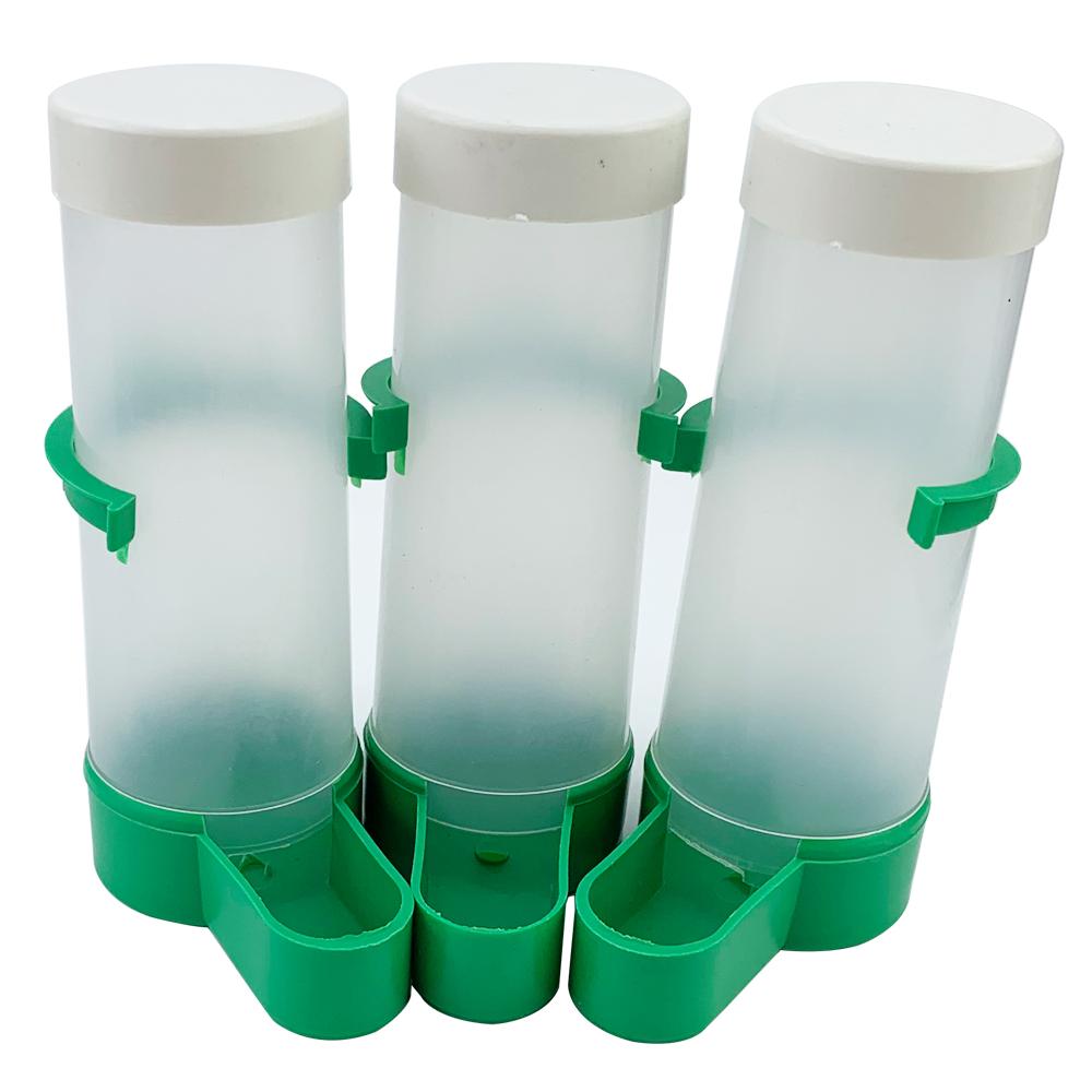 1pcs Bird Water Drinker Feeder Automatic Drinking Fountain Pet Parrot Cage Bottle Drinking Cup Bowls Pet Bird Supplies Dispenser