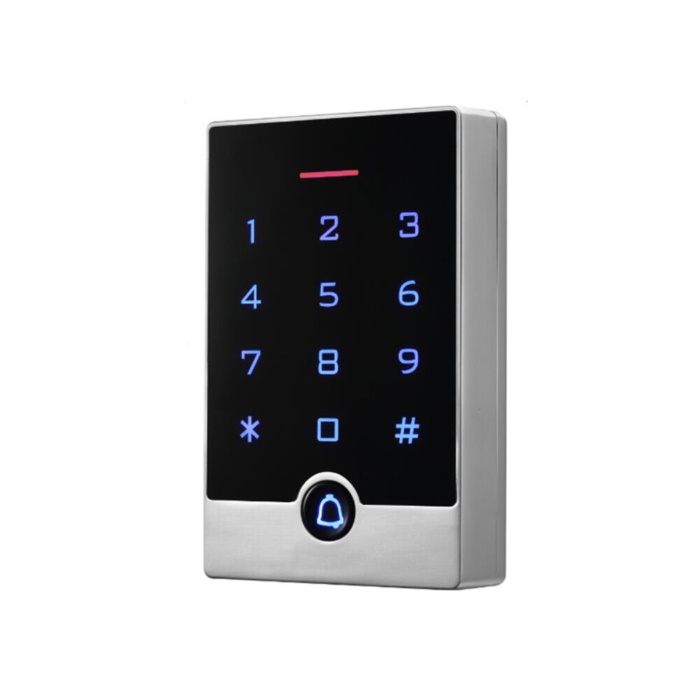 RFID Access Control System IP65 Waterproof Standalone Access Control 125KMZ Reader Keypad Backlight Touch Keypad 2000 Users: T15 IC AC