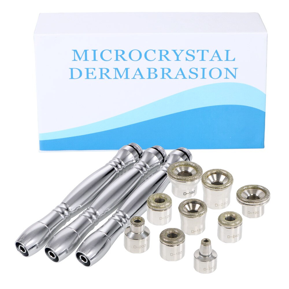Factory Replacement Parts Fits All Diamond Microdermabrasion Machine 9 Tips 3 Wands