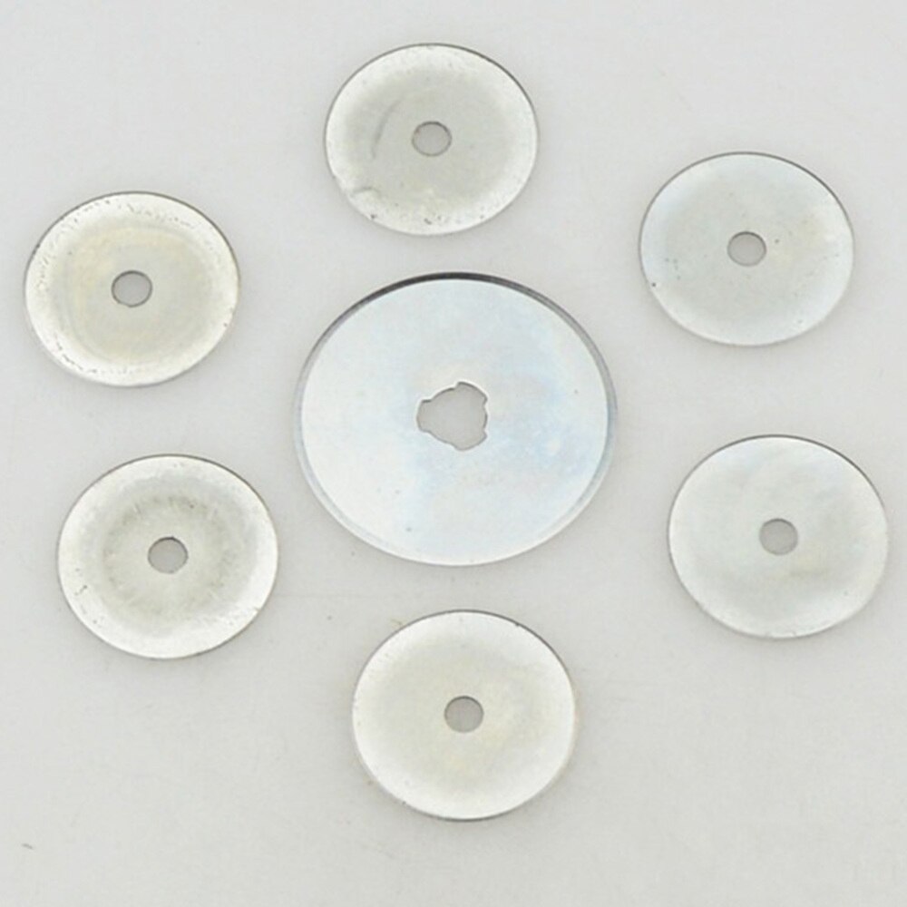 6pcs Cutting Rotary Cutter 28mm Replace Round Blades Circular Sharp Rotary Replacement Cutter for Sewing