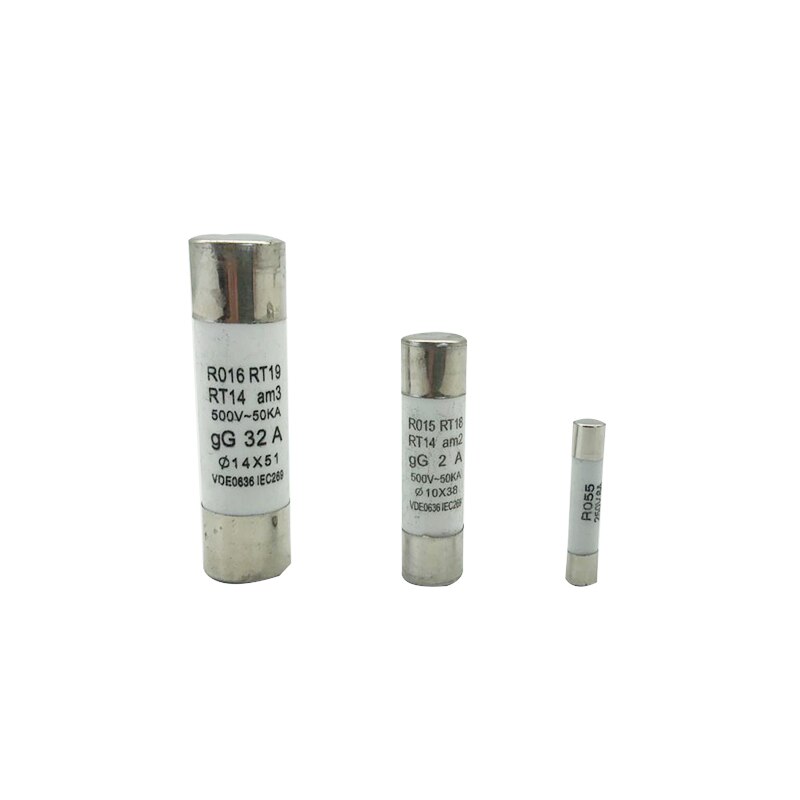 10 stk hurtigblåst keramisk sikring 14*51mm sikring 250v 1a 2a 3a 4a 6a 8a 10a 16a 20a 25a 32a 63a