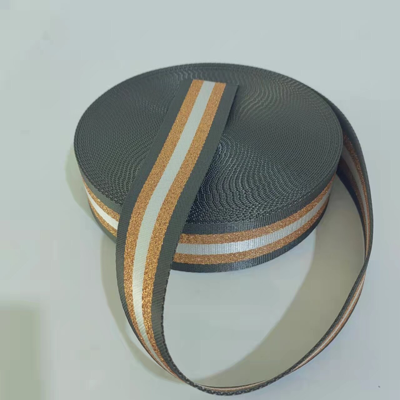 5-metrowa szeroka 5cm taśma saszetka do paska wstążka do tekstylia do DIY pasek ozdobny akcesoria do szycia: dark grey