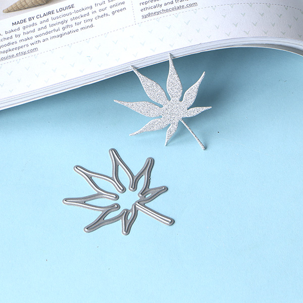 030154 Japanese maple leaves stencil metal Cutting dies for DIY papercraft project Scrapbook Paper Album greeting cards: small