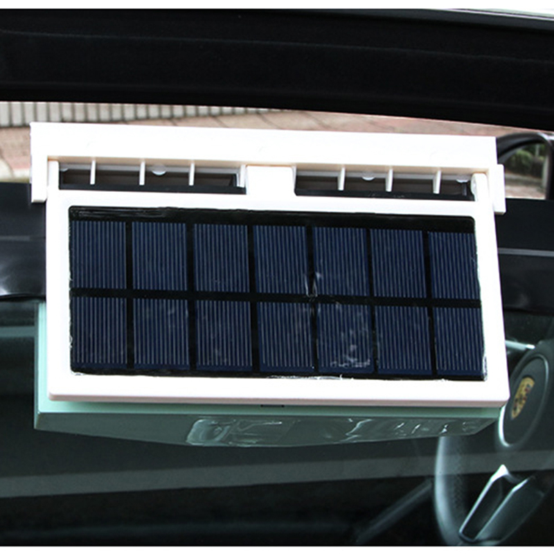 Car Solar Powered Exhaust Fan Auto Ventilation Fan Eco-friendly Dual-Mode Power Supply High-Power Car Gills Cooler Portable