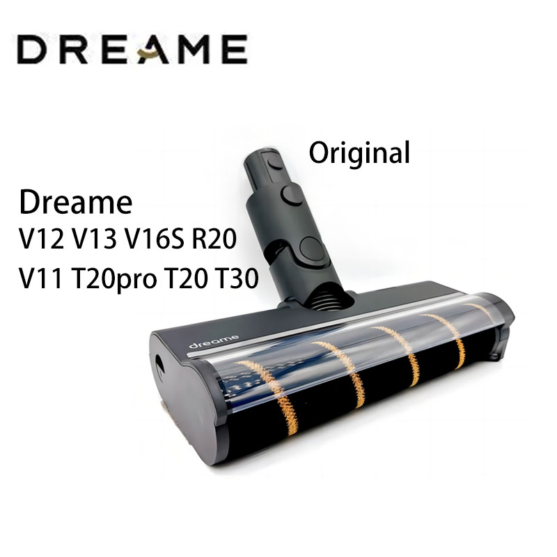 Dreame V12S V16S V11 V12 T10 T20 T30 T20pro T30NEO V16 V12pro rolborstel met groene LED stof zachte fluwelen vloer borstelkop: Default Title