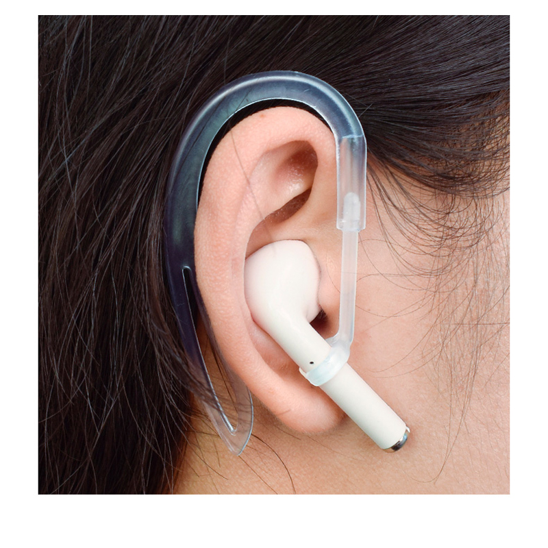Słuchawki Bluetooth silikonowy zaczep na ucho do słuchawek airpods 1/2 klips z pętlą zestaw słuchawkowy zaczep na ucho wymienne akcesoria do słuchawek