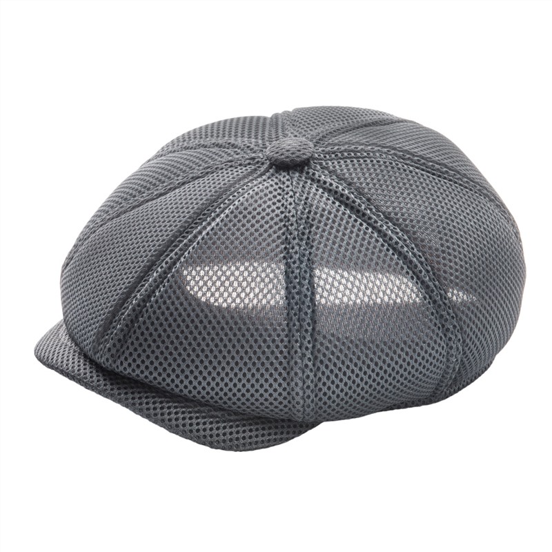 FEINION-casquette Newsboy respirante pour hommes et femmes, chapeaux Gatsby, chapeau de boulanger, Cabbies d'été en maille, 8 panneaux, Apple 076