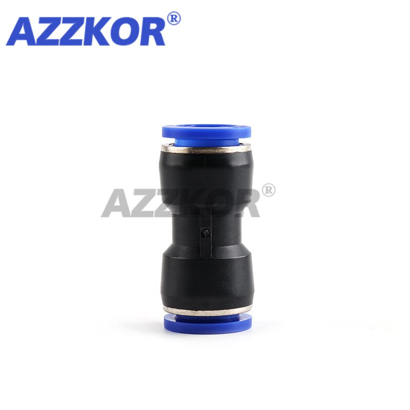 5PCS PU Pneumatic Connector Push in Hose Straight Pneumatic For Connect Air Pneumatic Connector Components 4 6 8 10 12 16 mm