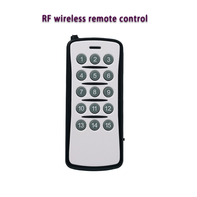 RF wireless remote control 433 frequency used with touch switch pairing Effective distance 1000m