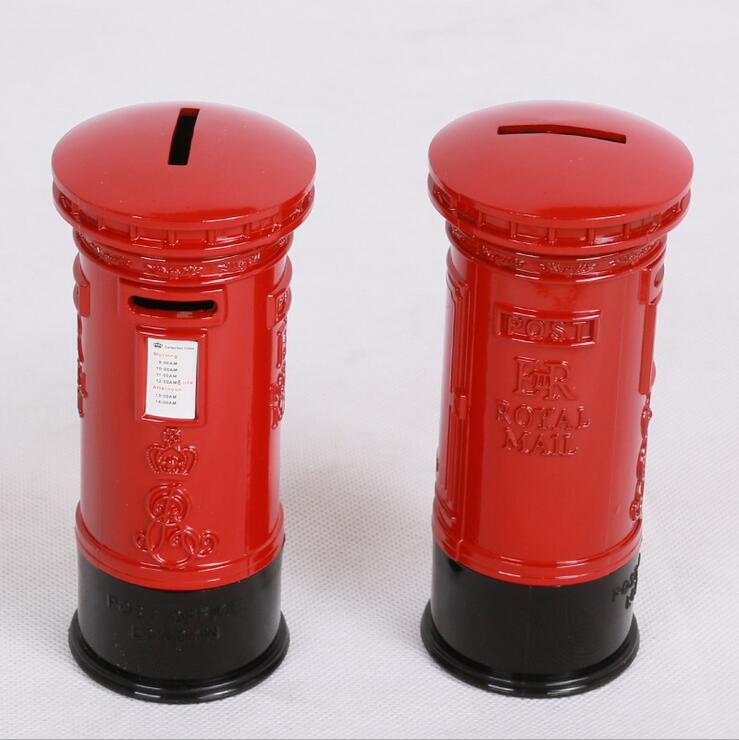 England rot Briefkasten Sparschwein Briefkasten Modelle Schreibtisch Dekoration Handwerk Liefert Speicher freundlicher Münze Bank