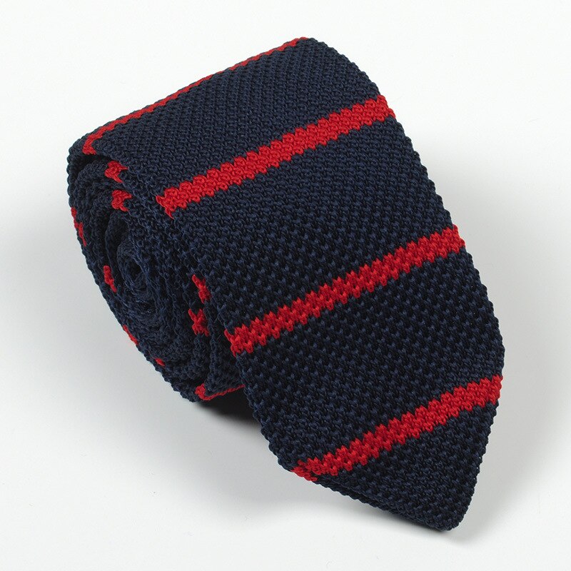 Cravate pour hommes 6-7cm à la | Cravate en laine décontracté, tricot sauvage, cravate pointue pour hommes, fête mariage marié, cravates quotidiennes, porter le cou: A2401
