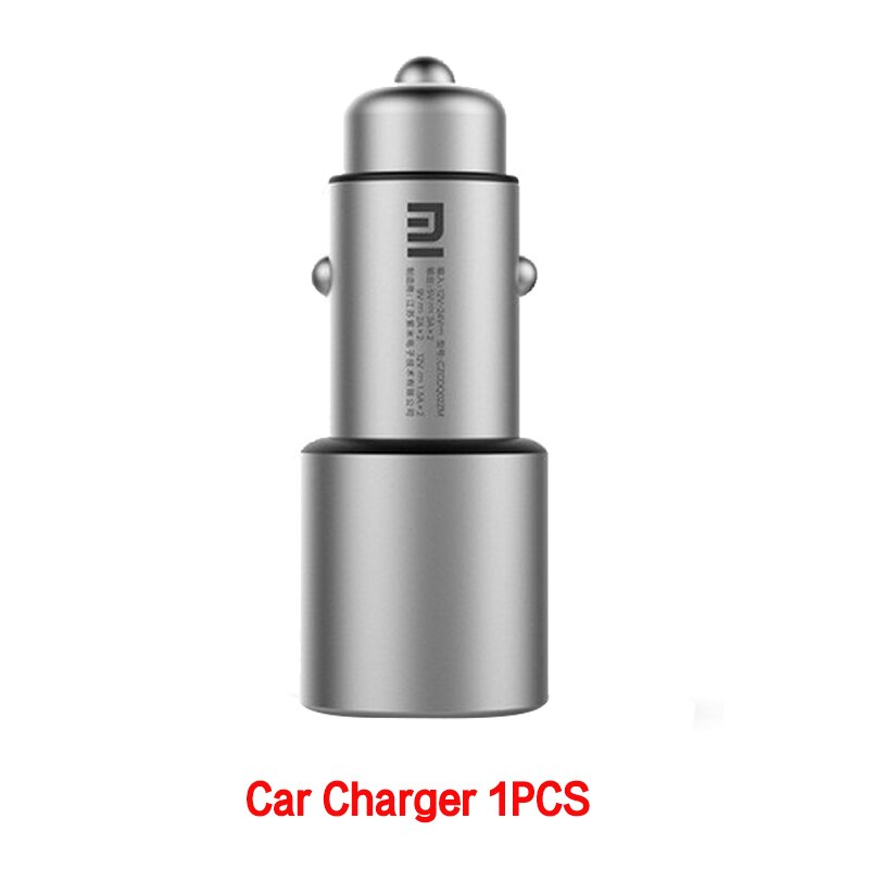 Original Xiaomi Car Charger QC 3.0 Dual USB Quick Charge 5V/3A 9V/2A Mi Car-Charger For Android iOS For iPhone Samsung Huawei: 1PCS