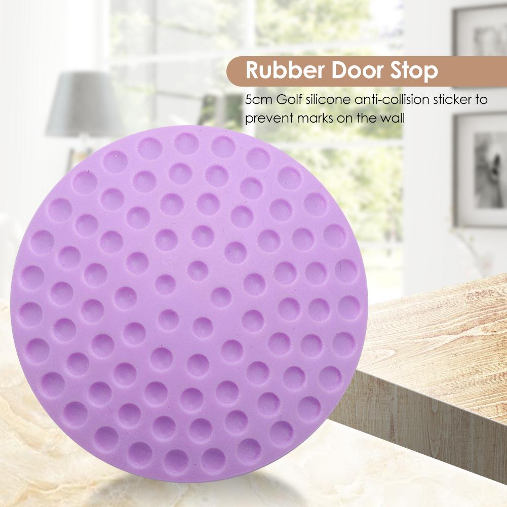 Self Adhesive Rubber Door Stoppers Soft Rubber Pad Buffer Guard To Protect Wall Protection Protectors Bumpers Damper Doorstop