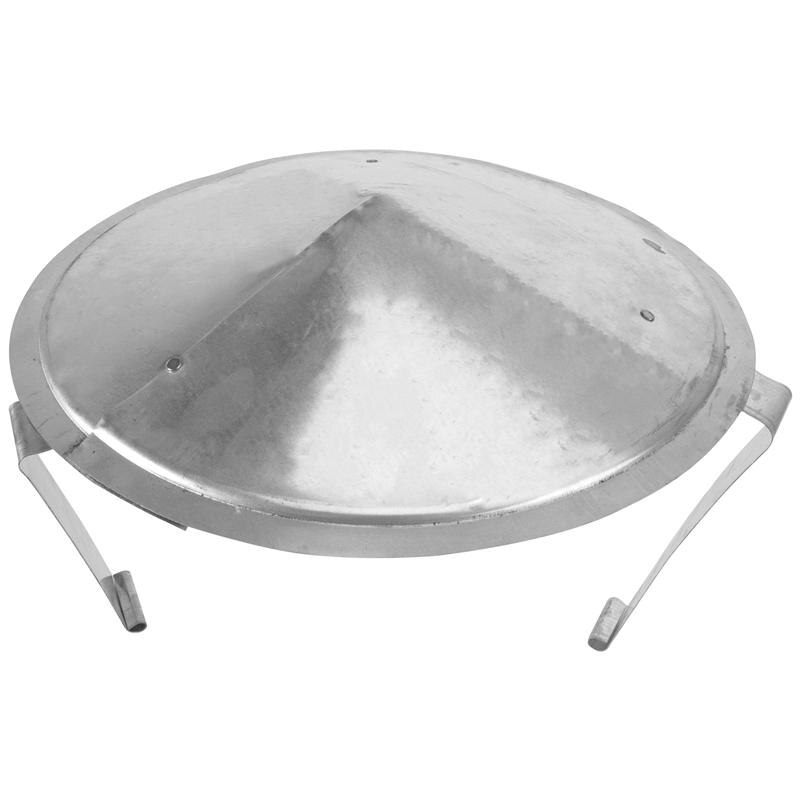 1Pc Stainless Steel Chimney Rainproof Cap Chimney Cover Rain Cover Exhaust Pipe Cap for Protection Home Garden