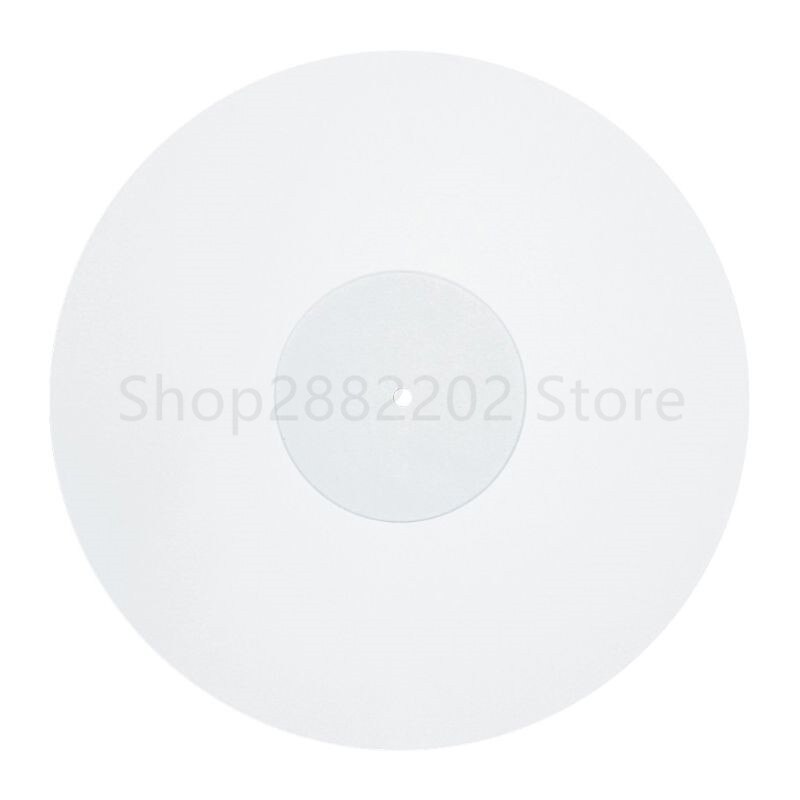 Tappetino antiscivolo in vinile LP antistatico da 12 pollici 3MM per giradischi R9JB: White