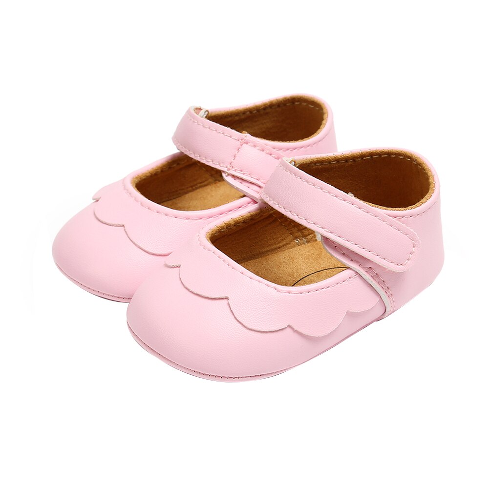 Baby Schoenen Pasgeboren Baby Meisje Prinses Antislip Lace Bloem Baby Schoenen Effen Babyschoenen