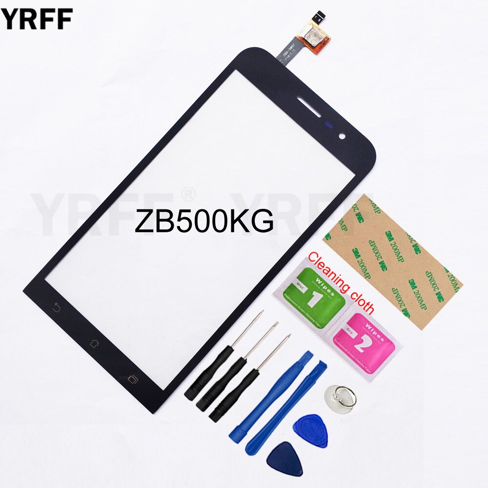 5.0 ''Touchscreen Für Asus Zenfone Gehen ZB500KG Touchscreen Digitizer Sensor Glas Tafel Ersatz: ZB500KG schwarz Tool