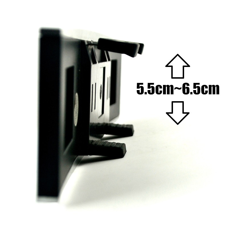 300mm espejo retrovisor para coche amplia visión Anti-deslumbramiento espejo curvo espejo Interior Clip-amplio ángulo ampliar aparcamiento de referencia