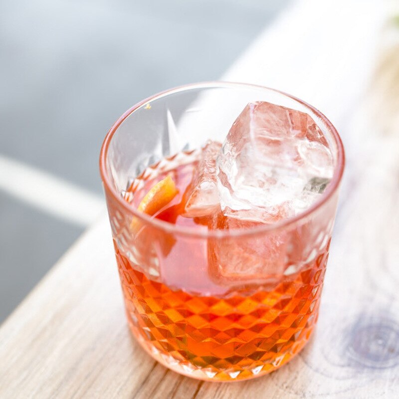 European whiskey glass household crystal glass foreign wine glass spirit wine glass diamond beer glass