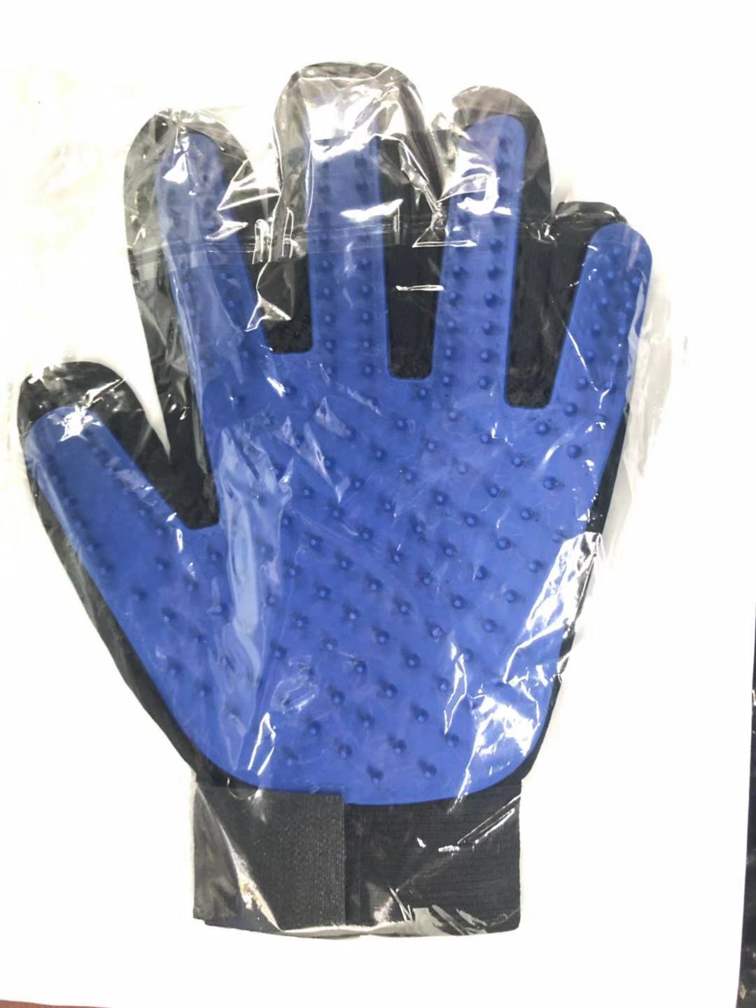Guantes para mascotas, limpieza de gatos, masaje, guantes para enrollar el pelo, cepillo de baño para perros, peluquería, guantes para quitar Goma
