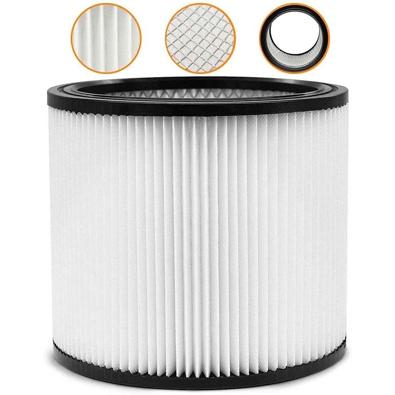 Filtre de rechange pour aspirateur de magasin sec humide 90304-parfait pour les aspirateurs de magasin humide/sec, de longue durée-Absorption élevée