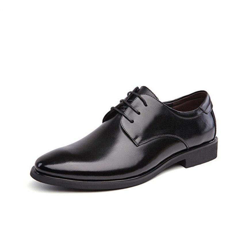 Océano Pacífico, hombres de la zapatos de cuero Formal vestido con cordón zapatos Oxfords Retro Zapatos elegantes de calzado de trabajo: 10