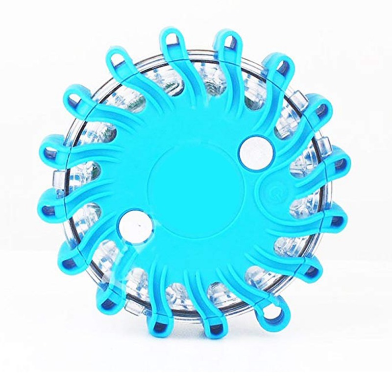 Mini-led 8- moodi hätäturvallisuus tienvaroitusvalo vilkkuva varoitusvalo magneettinen pohjalevymajakka auton kuorma-auton veneeseen: C