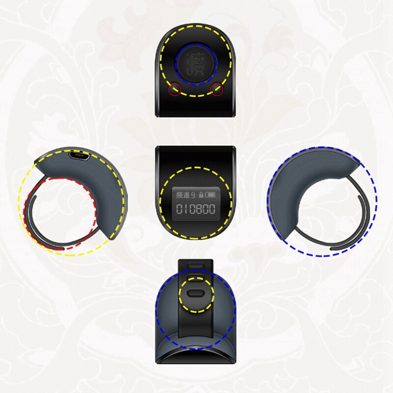 Mini Digitale Lcd Elektronische Vinger Ring De Han... - Vicedeal