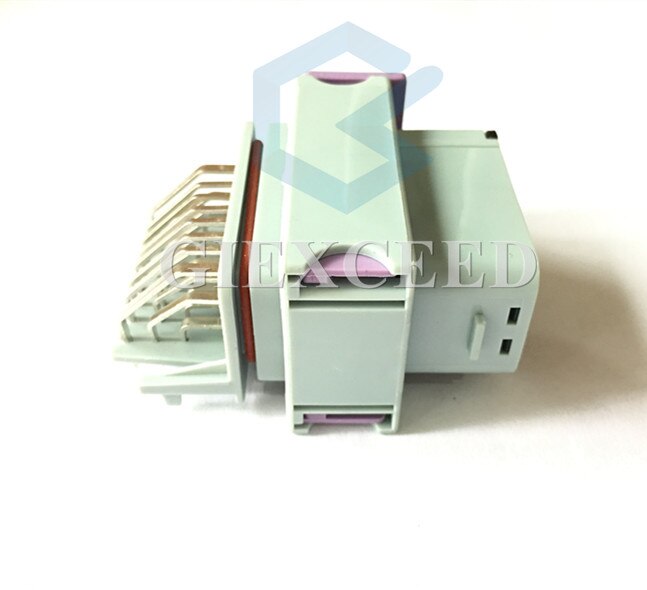 24 Pin FCI HCCPHPE24BKA90F Automotive ECU Connector PCB Socket Grey Plug For Cars Auto Parts